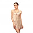 Yaoting summer explosion nightdress ladies hollow lace deep V-neck sleeveless vest nightdress slim slimming nightdress female