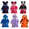Boys and girls bathrobes children's cartoon bathrobes multicolor home robe