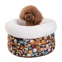 Garfield cat kennel fully removable and washable round Huayuan pet kennel pet bed small dog cat kennel kennel
