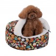 Garfield cat kennel fully removable and washable round Huayuan pet kennel pet bed small dog cat kennel kennel