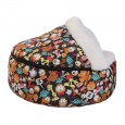 Garfield cat kennel fully removable and washable round Huayuan pet kennel pet bed small dog cat kennel kennel