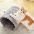 Cat climbing frame cat scratching board toys playable grind tunnel cat climbing frame folding ears Garfield doll