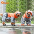 Do not include tail dog raincoat method Dou Schnauzer medium-sized small dog puppy four-foot waterproof all-inclusive pet clothes
