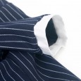 Pet Clothes Huayuan Big Dog Striped Bow Tie Suit Clothes Dog Clothes