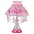 European-style small table lamp warm wedding room princess children wedding cute bedroom bedside small table lamp