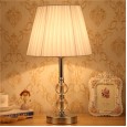 Table lamp bedroom bedside lamp modern simple warm warm dimming remote control wedding gift crystal table lamp