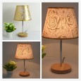Wooden bedroom bedside table lamp creative fashion personality linen study dormitory decoration table lamp