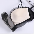 Spring and autumn summer small chest Japanese new products gather sexy lace beautiful back without steel ring underwear gather bra CD
