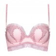 Spring and autumn summer small chest Japanese new products gather sexy lace beautiful back without steel ring underwear gather bra CD