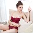 New adjustable bra set with steel ring anti-skid ladies underwear comfortable and breathable bra approved DB