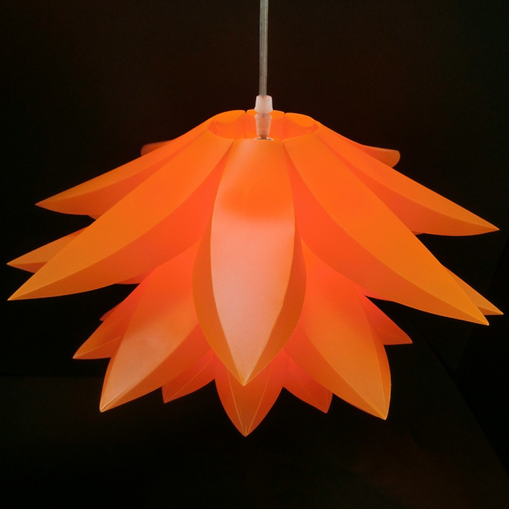 Six-layer lotus lampshade is suitable for chandelier table lamp color plastic lampshade