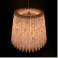 Household lighting multiple angle lampshade white black pattern Chinese bedroom table lamp accessories lampshade