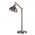 Nordic solid wood reading table lamp eye protection simple creative net red office study bedroom bedside iron table lamp