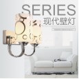Wall lamp bedroom bedside lamp led creative wall lamp hotel room wall lamp single double head indoor wall lamp