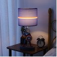 Cartoon bedroom bedside lamp creative led decorative table lamp Marvel Captain America Spider-Man children's room table lamp