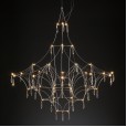 Nordic creative living room light luxury crystal chandelier hotel restaurant bedroom staircase led designer villa duplex building