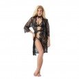 Sexy lingerie temptation new summer pajamas suit sexy transparent lace nightdress 1041