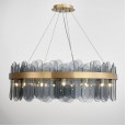 New post-modern minimalist creative living room chandelier light luxury designer glass bedroom den model room chandelier
