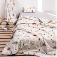 Cotton cartoon child Xia Liang was dinosaur air conditioner was kindergarten thin quilt single cotton summer quilt