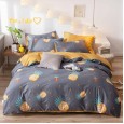 Net red models Nordic style cotton four-piece cotton bedding dormitory bed sheets single quilt three-piece