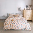 Small flower four-piece cotton knit cotton Japanese style art fan small fresh flower single double bed supplies