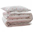 Nordic cotton four-piece printed wide-brimmed cotton American student dormitory literary European quilt bedding