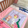 Soft skin velvet bean bean velvet children blanket quilt cover dual-use warm sofa blanket holiday gifts