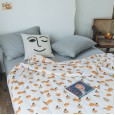 Wind Class A Knitted Cotton Printed Summer Quilt Baby Single Double Baby Kindergarten Air Conditioning Quilt