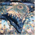 American digital printing milk velvet four-piece suit autumn and winter thick warm baby velvet coral velvet 1.8m bed quilt cover