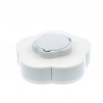 Candy tray with lid melon seed tray dried fruit box tray living room plastic rotating compartment dried fruit tray home snacks