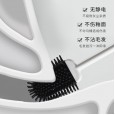 Toilet brush set self-adhesive wall-mounted bathroom brush soft hair long handle no dead angle soft silicone toilet cleaning brush
