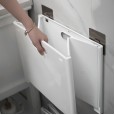T punch-free foldable dirty clothes basket household bathroom wall-mounted storage basket wall-mounted dirty clothes Lou self-adhesive storage basket