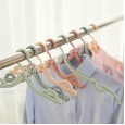 T folding hanger portable outdoor non-slip hanger plain plastic clothes hanger clothes support hanger
