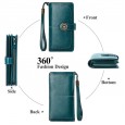 RFID antimagnetic wallet new female Korean version ladies wallet leather wallet wallet wallet large capacity clutch