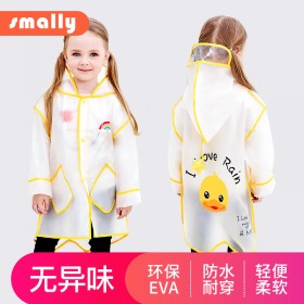 Children raincoat girl kindergarten boy transparent waterproof child outdoor poncho elementary school student child baby raincoat