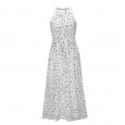 Spring and summer new women's skirt mid-length lace polka dot dress