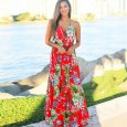 Summer women's skirt skirt sling back beach dress
