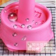 Pink full silicone series 6 inch 8 inch hollow cake mold