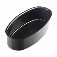 The new black non-stick aluminum alloy cheesecake mold oval mold