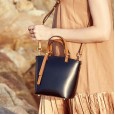 Summer new small bag female fashion cowhide women bag leather bucket bag shoulder messenger bag