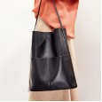 Bag female new style cowhide big shoulder bag fashion female bag tote female bun bag