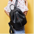 Backpack women new fashion wild first layer cowhide large capacity ladies backpack leather soft leather college style