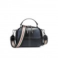Leather handbags shoulder messenger bag new fashion wild cowhide double-layer broadband portable messenger bag
