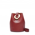 Bag women bag new Korean version of spring and summer fashion leather bucket bag shoulder tide wild messenger bag