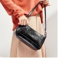 Cowhide women's small bag new tide mini messenger small bag explosion models retro style leather female bag clutch bag
