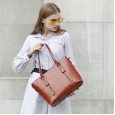Summer leather handbags, new handbags, handbags, leather shoulder bags, golden five messenger ladies bags