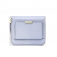 Summer new wallet female leather coin purse female fashion simple card position short leather wallet