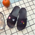 Summer new bathroom slippers female indoor comfortable pass couple slippers male and female home plastic slippers