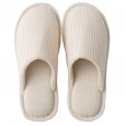 Four seasons home indoor men and women couple cotton slippers stripes cotton and linen breathable soft bottom spring and summer non-slip Japanese and Korean wooden floor