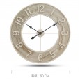 Hot selling explosion-proof products creative wall clock living room wrought iron decoration clocks home clocks